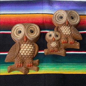 Vintage Owls Foam Wall Decor